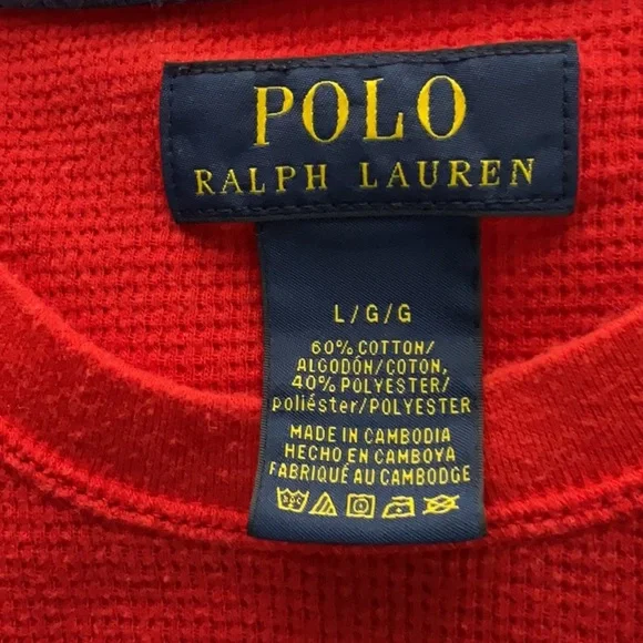 Polo by Ralph Lauren Vibrant Red Crewneck Sweater - Picture 2 of 4